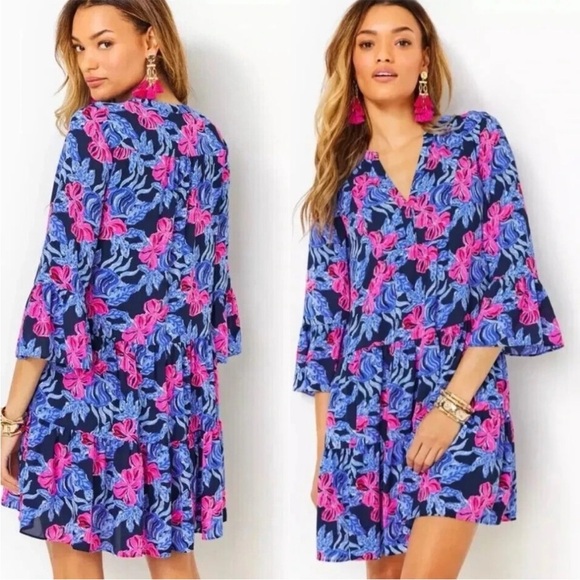 Lilly Pulitzer Gabriel 3/4 Sleeve Tunic Dress - Picture 3 of 13